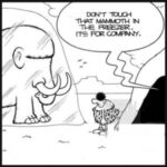 mammoth in the freezer cartoon