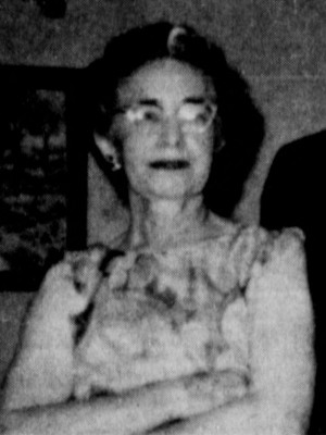 Grace McArthur, 1969.